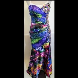 Jovani  Beaded Mermaid Evening dress.